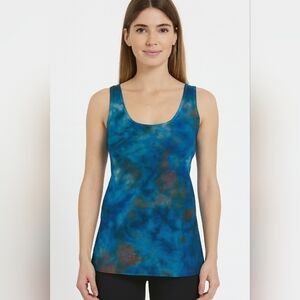 Summer Days Small Adult Earth Tones Tie Dye Tank